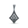 Подвеска Серебряные крылья (Арт.230019-300-39_markazit)