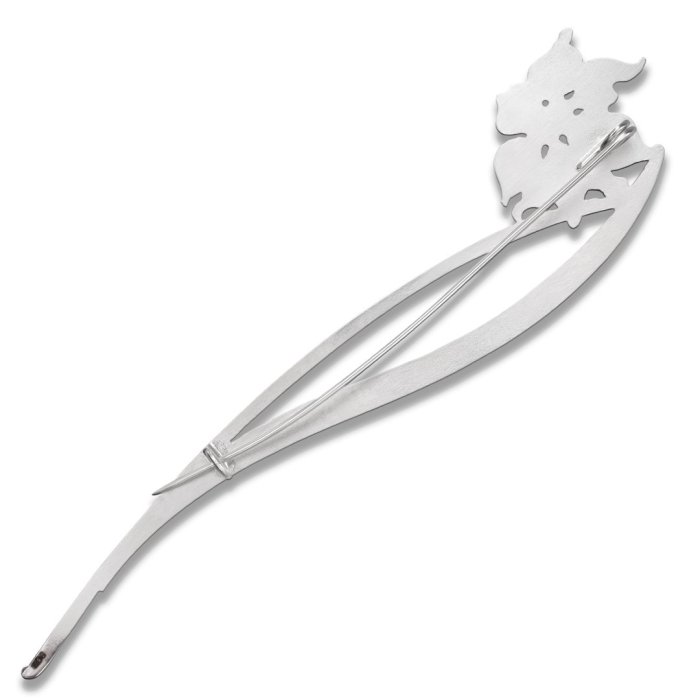 Брошь из серебра Т.Полякова "Нарцисс поэтический" (Арт.41485)