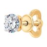 Серьга из золота с бриллиантом выращенным (Арт.9170005-5)