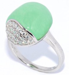 Кольцо Серебряные крылья (Арт.21sr001072c-1j44-96_zhadeit_kubcirkonii_60)