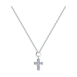 Колье из серебра с фианитами (Арт.94070562)