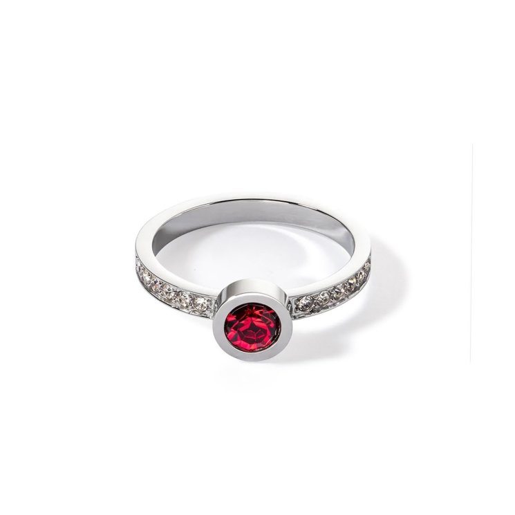 Coeur de lion кольцо red-silver 18 мм la_0228_40-0317_56