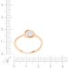 Кольцо с бриллиантами «Pink Halo» из золота JVG (арт.MR89650-RG_KO_PINK)