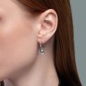 Серьги из серебра с топазами (Арт.92022928)