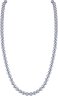 Ожерелье из ювелирного сплава с жемчугом и кристаллом swarovski (Арт.22l-ms-17)