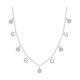 Колье из серебра с фианитами «Игра огней» Соколов (арт.94071246)