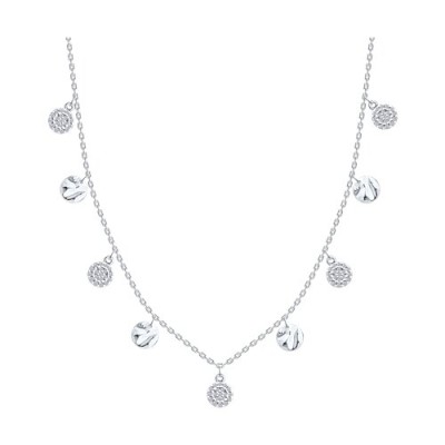 Колье из серебра с фианитами «Игра огней» Соколов (арт.94071246)