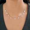Колье из серебра с фианитами «Игра огней» Соколов (арт.94071246)