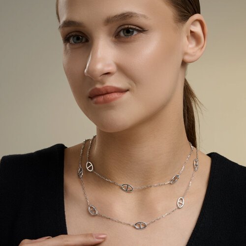 Колье из серебра (Арт.94071396)