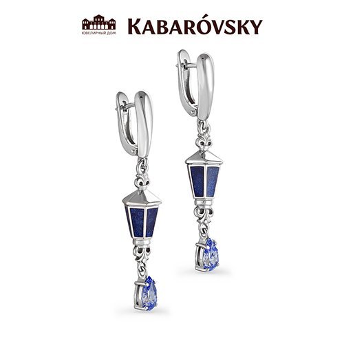 Серьги Кабаровский (Арт.12-027-30107)