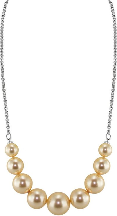 Ожерелье из серебра с жемчугом (Арт.200l-5)