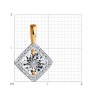 Подвеска из комбинированного золота с бриллиантами (Арт.51-230-01265-1)