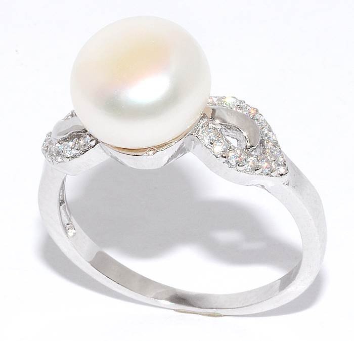 Кольцо Серебряные крылья (Арт.21qsibb00664a-19_zhemchugkult_kubcirkonii)