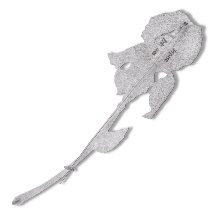 Брошь из серебра Т.Полякова "Ирис" (Арт.41486)