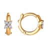 Серьги из золота с фианитами (Арт.029017)
