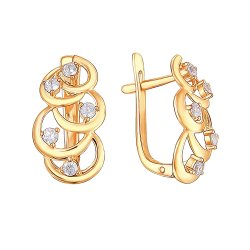 Серьги Эстет (Арт.01s1110854)