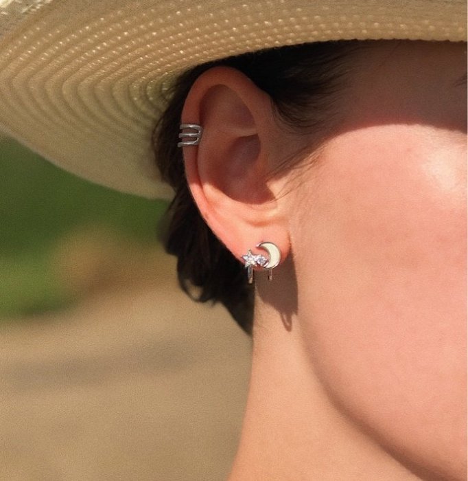 Серьги Серебряные крылья (Арт.020042-340a-145_perlamutr_kubcirkonii)