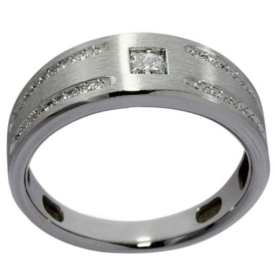 Кольцо из белого золота с бриллиантом (Арт.52062xx4x_ko_wg)