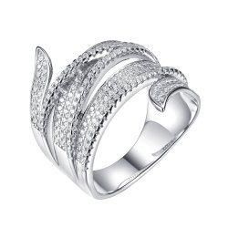 Кольцо из серебра с фианитом (Арт.mp-r00838-x-w-x-x-w)