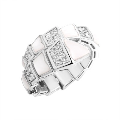 Кольцо с жемчугом и фианитами «Smart Shine» Fresh Jewelry (арт.PI-R04559-X-W-PN-X-W)