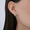 Серьги из серебра с фианитами «Змеиная Грация» Соколов (арт.94-122-02312-1)
