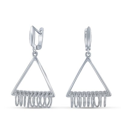 Серьги Серебряные крылья (Арт.02fye10059-113_)