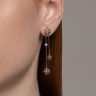 Серьги из золота с бриллиантами (Арт.1022243)