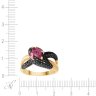 Кольцо из золота с бриллиантом и топазом (Арт.r38773-4_ko_db_pt_tur_pink)