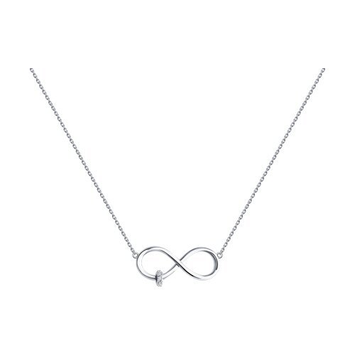 Колье из белого золота с бриллиантами (Арт.1070320-3)