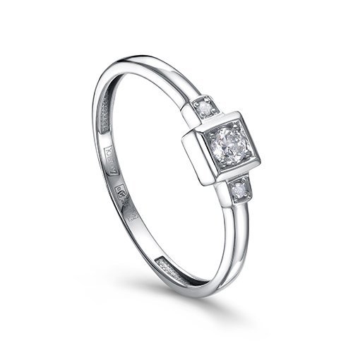 Кольцо золото с бриллиантами «Городская Геометрия» Kabarovsky (арт.11-12018-1000)