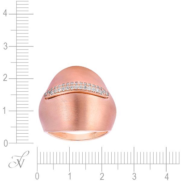Кольцо из золота с бриллиантом (Арт.sv_207r_ko_pink)