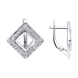 Серьги из серебра (Арт.94-120-01508-1)