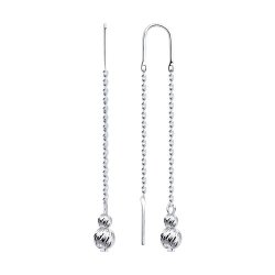 Серьги из серебра (Арт.94-123-01458-1)