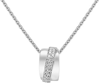 Кулон с бриллиантами из белого золота «Кольцо Элегантности» Diamanti (арт.3DG501GB2)