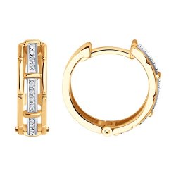 Серьги из золота с бриллиантами (Арт.51-220-01695-1)