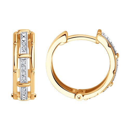 Серьги из золота с бриллиантами (Арт.51-220-01695-1)