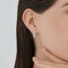 Серьги из белого золота с аквамарином (Арт.6024501-3)