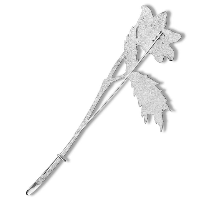 Брошь из серебра Т.Полякова "Ветреница" (Арт.41488)