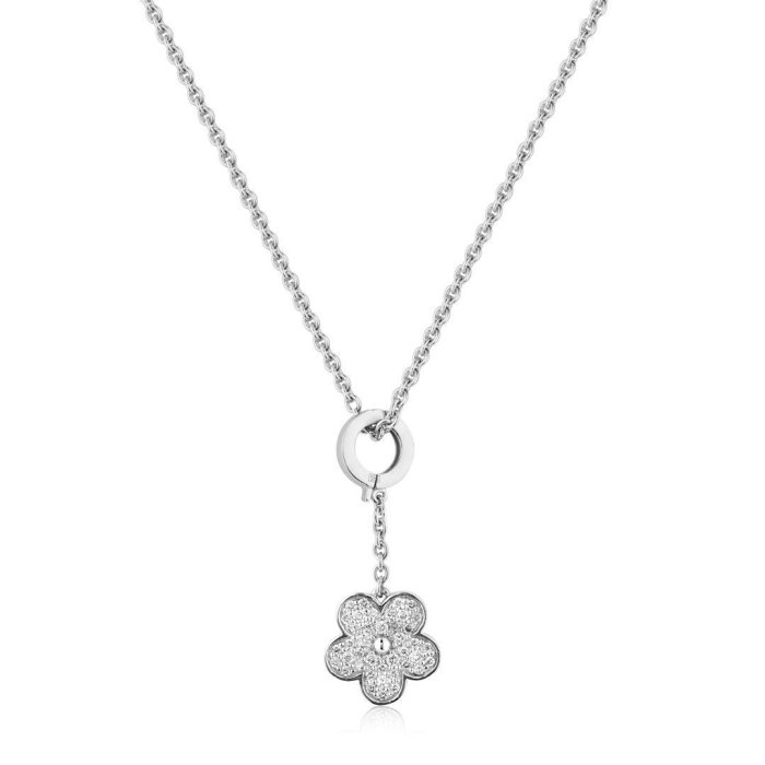 Ожерелье из золота с бриллиантом Русские Самоцветы (Арт.54179)