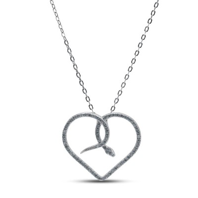 Ожерелье серебряное с куб. цирконием «Крылья вдохновения» MyJewels (арт.0511)