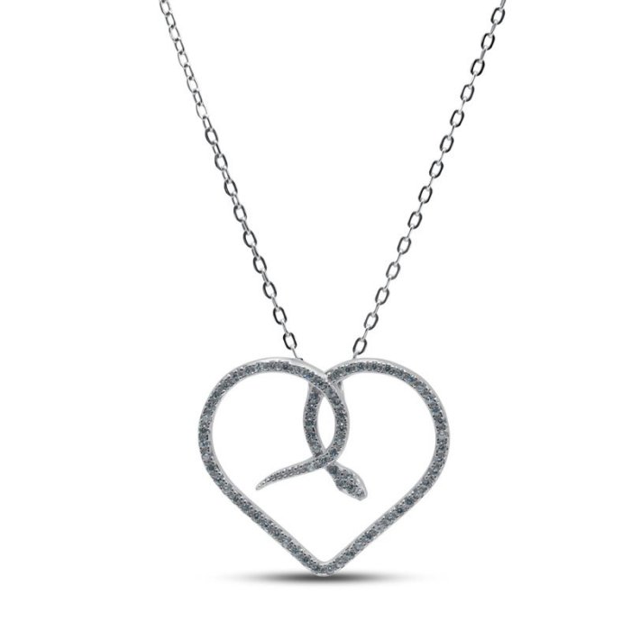 Ожерелье серебряное с куб. цирконием «Крылья вдохновения» MyJewels (арт.0511)