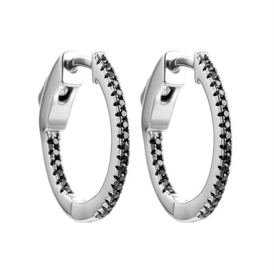 Серьги из серебра с шпинелью (Арт.cz-e04455-x-wb-x-x-b)