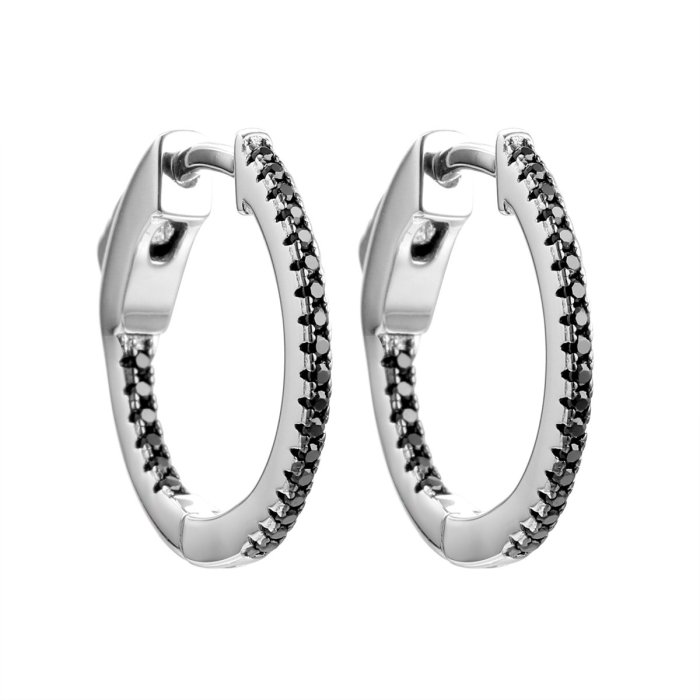 Серьги из серебра с шпинелью (Арт.cz-e04455-x-wb-x-x-b)