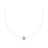 Колье из серебра с фианитом (Арт.94070273)