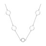 Колье из серебра с фианитами (Арт.94070691)