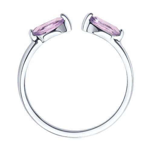 Кольцо из серебра с аметистами (Арт.92012157)