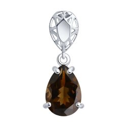 Подвеска из серебра с раухтопазом (Арт.92030736)