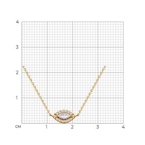 Колье из золота с бриллиантами (Арт.1070323)