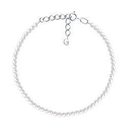Браслет из серебра с синтетическим жемчугом (Арт.94051536)