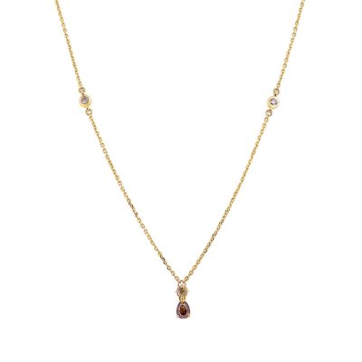 Ожерелье из золота с бриллиантом (Арт.w8216-cb_ygdn_kl_dn_yg)